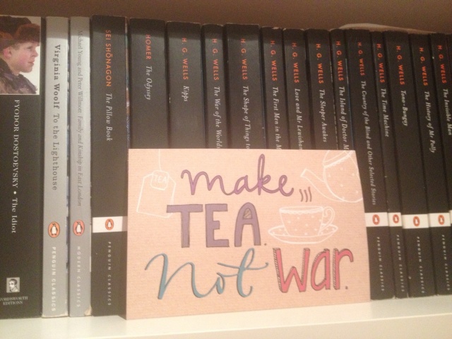 Tea not War